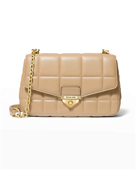 michael kors soho large quilted|MICHAEL Michael Kors Soho Quilted Leather Shoulder Bag.